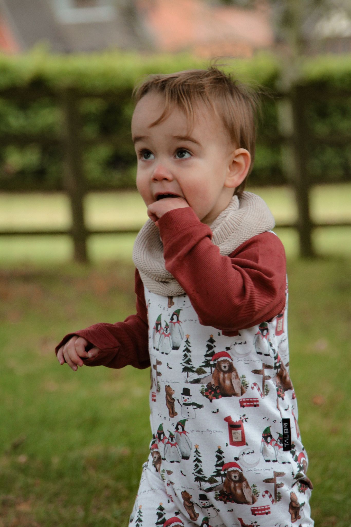 Christmas Penguin Romper