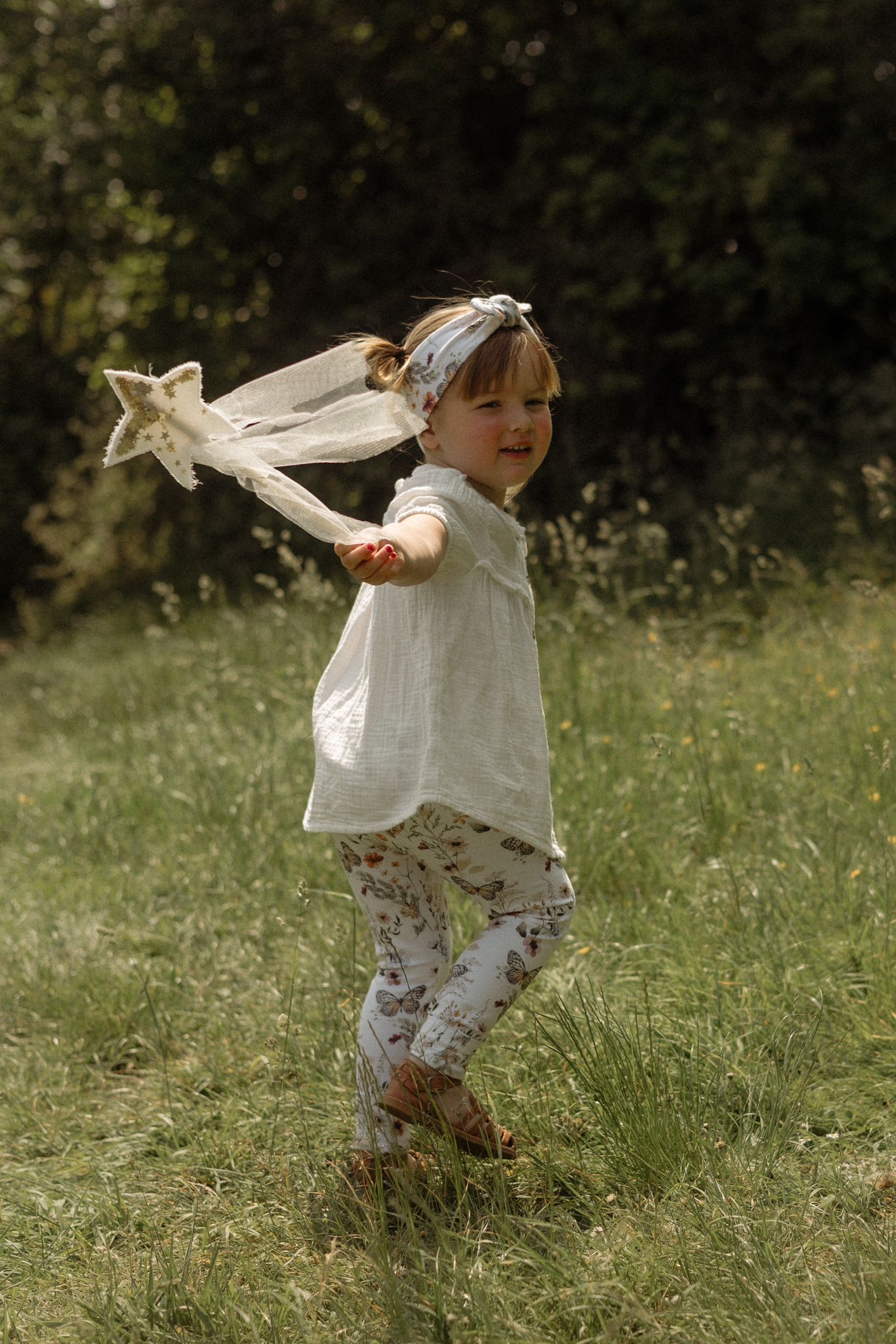 Summer Meadow Knot Bow Headband