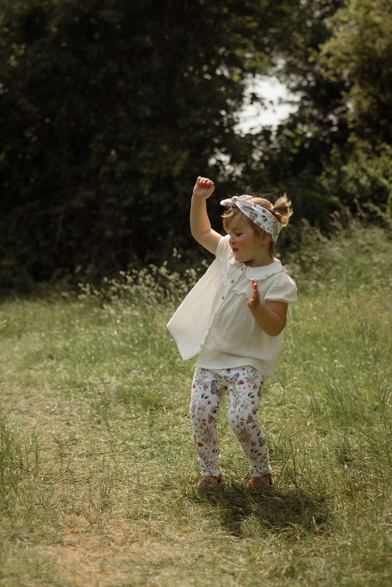 Summer Meadow Knot Bow Headband