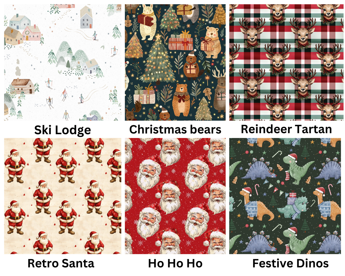 Christmas Dribble Bibs