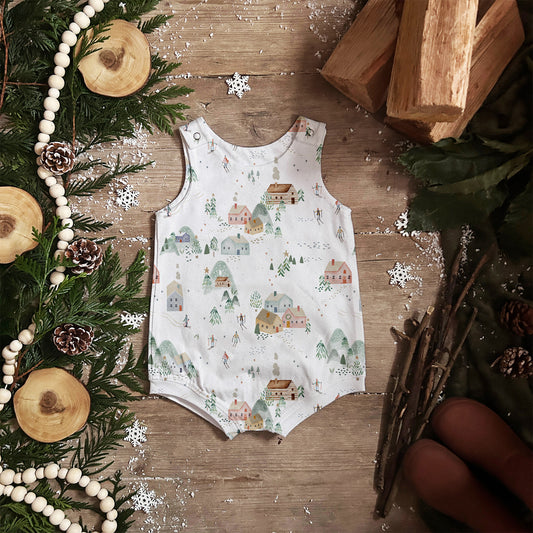 Christmas Bloomer Romper