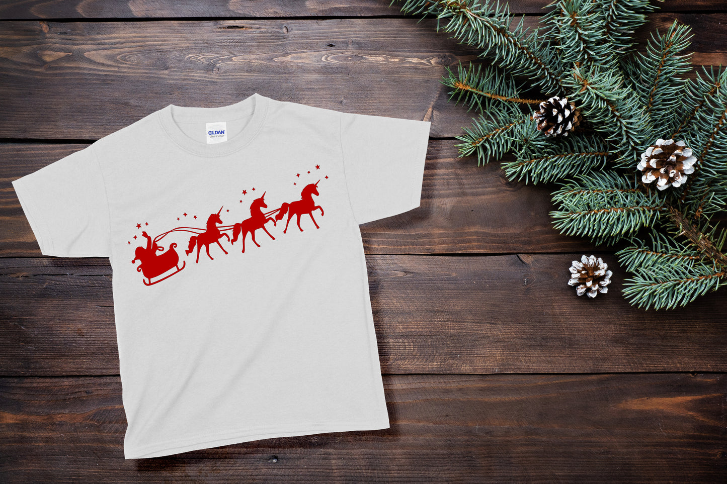 Unicorn Sleigh T-Shirt