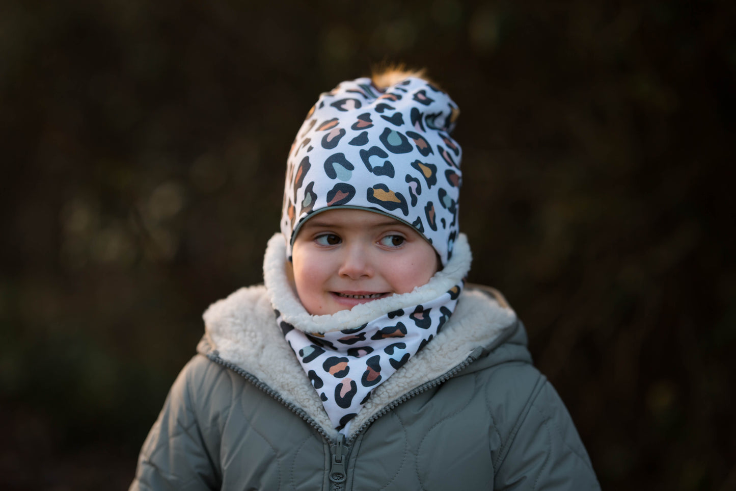 Watercolour Leopard Snood