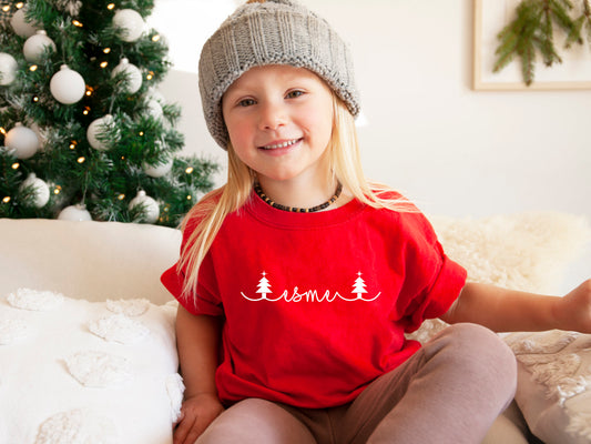 Christmas Tree Name T-Shirt