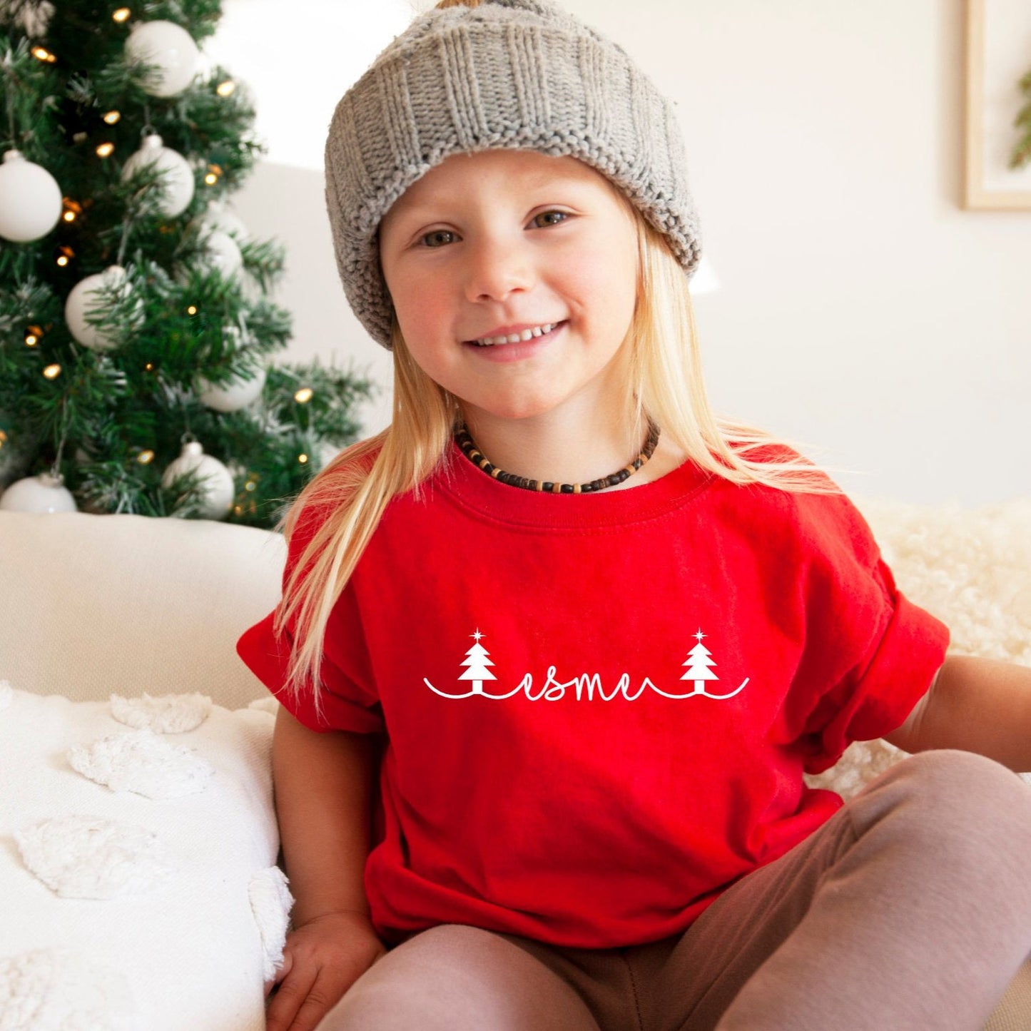 Christmas Tree Name T-Shirt