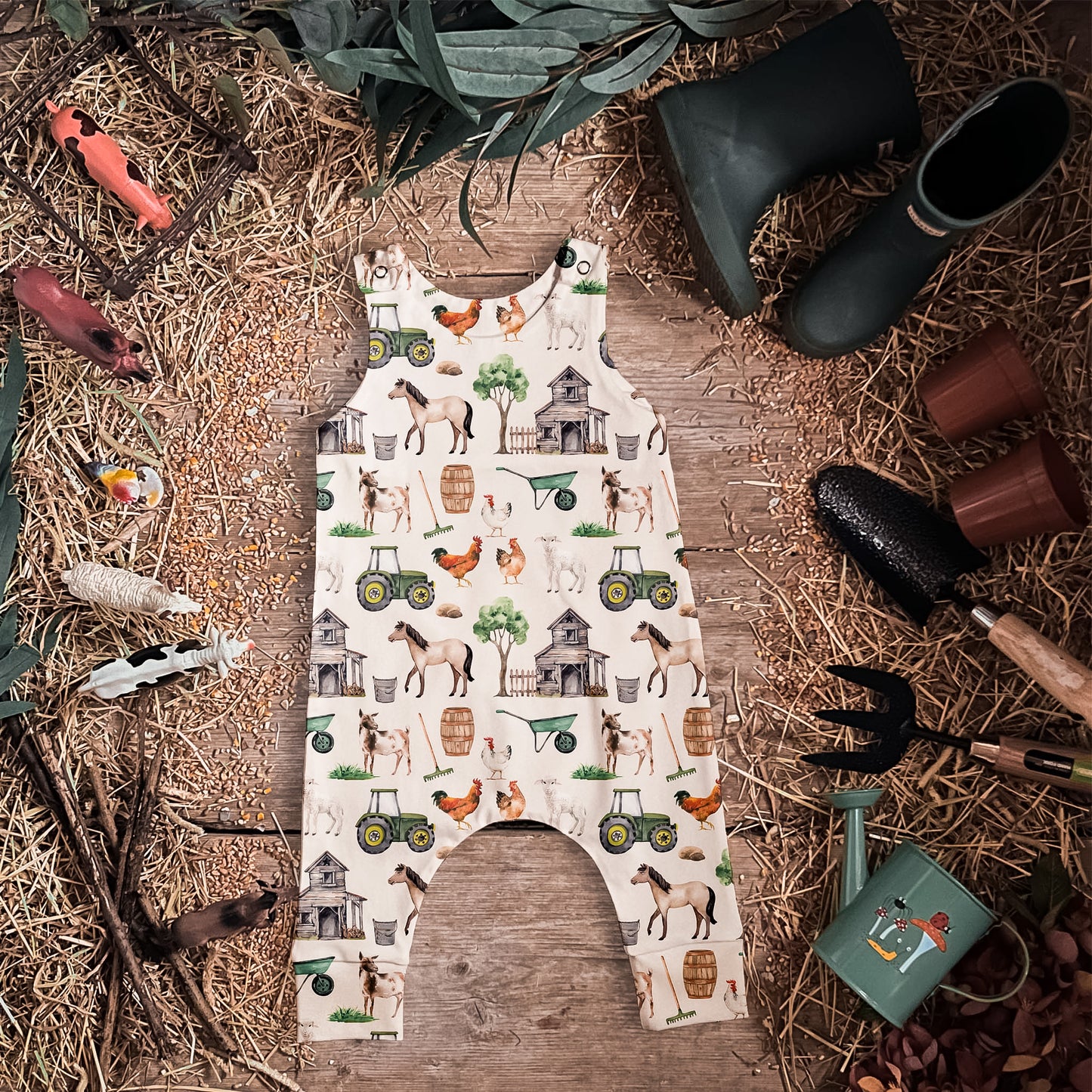 Farm Life Romper