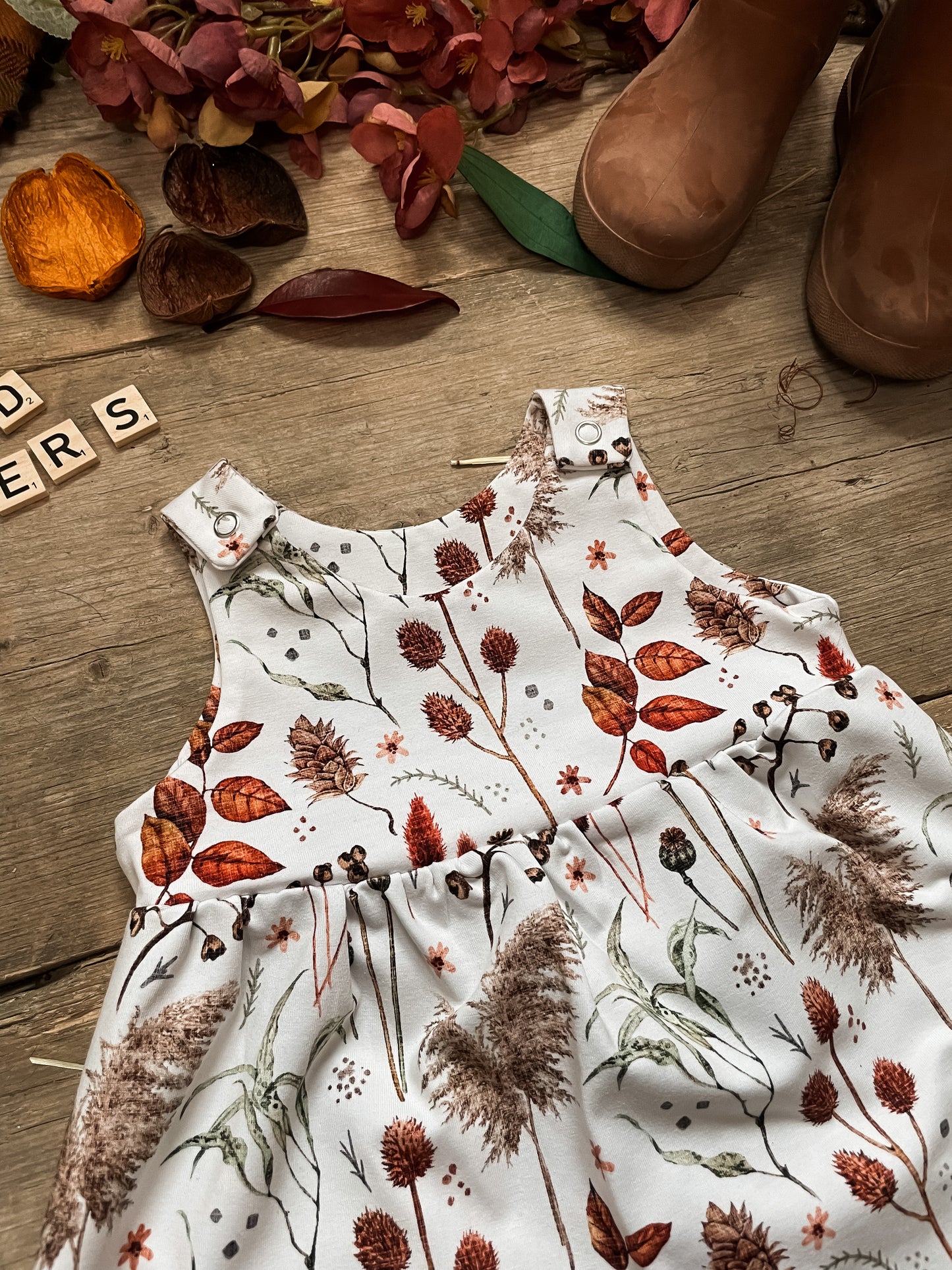 Wildflowers Pinafore Dress