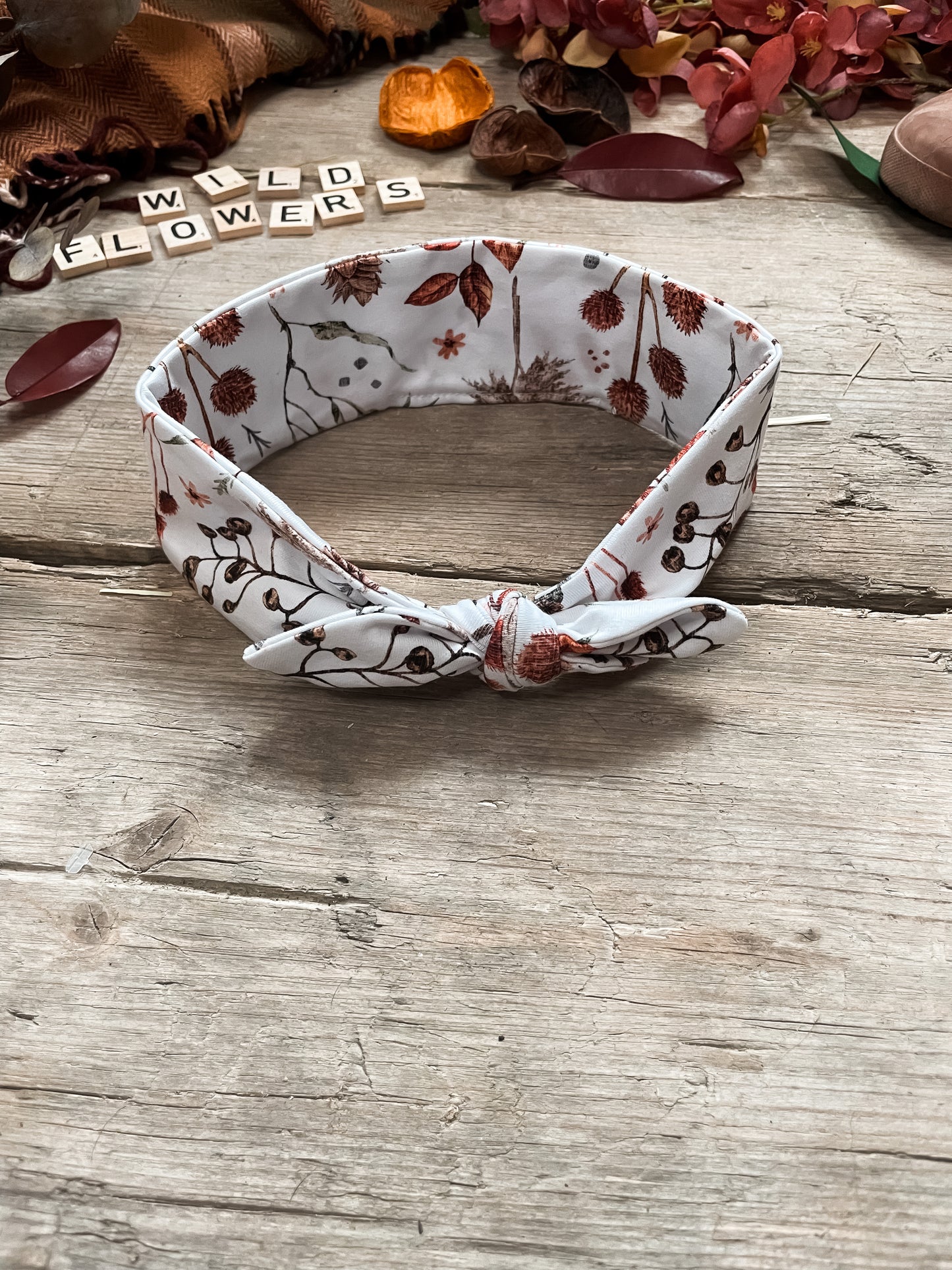 Wildflowers Knot Bow Headband