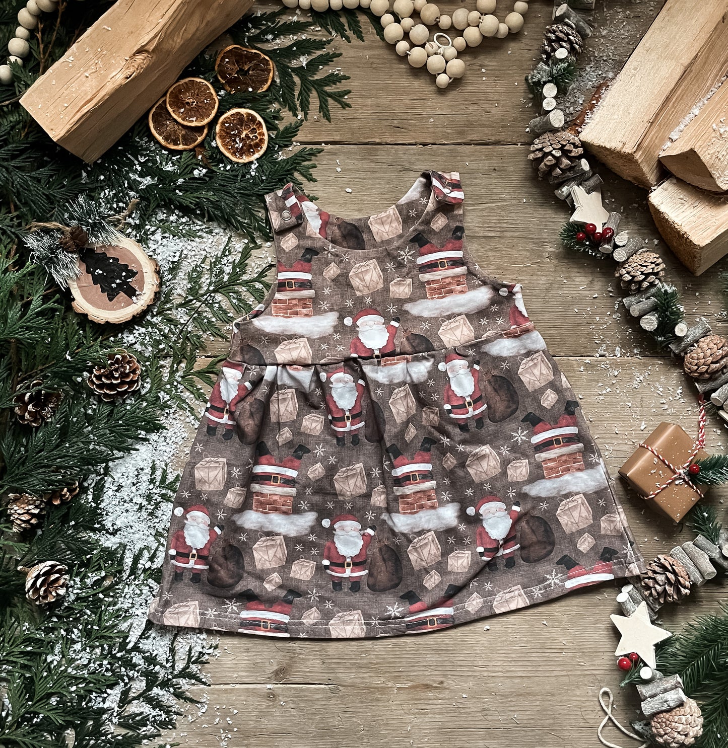 Stuck In The Chimney Pinafore Dress