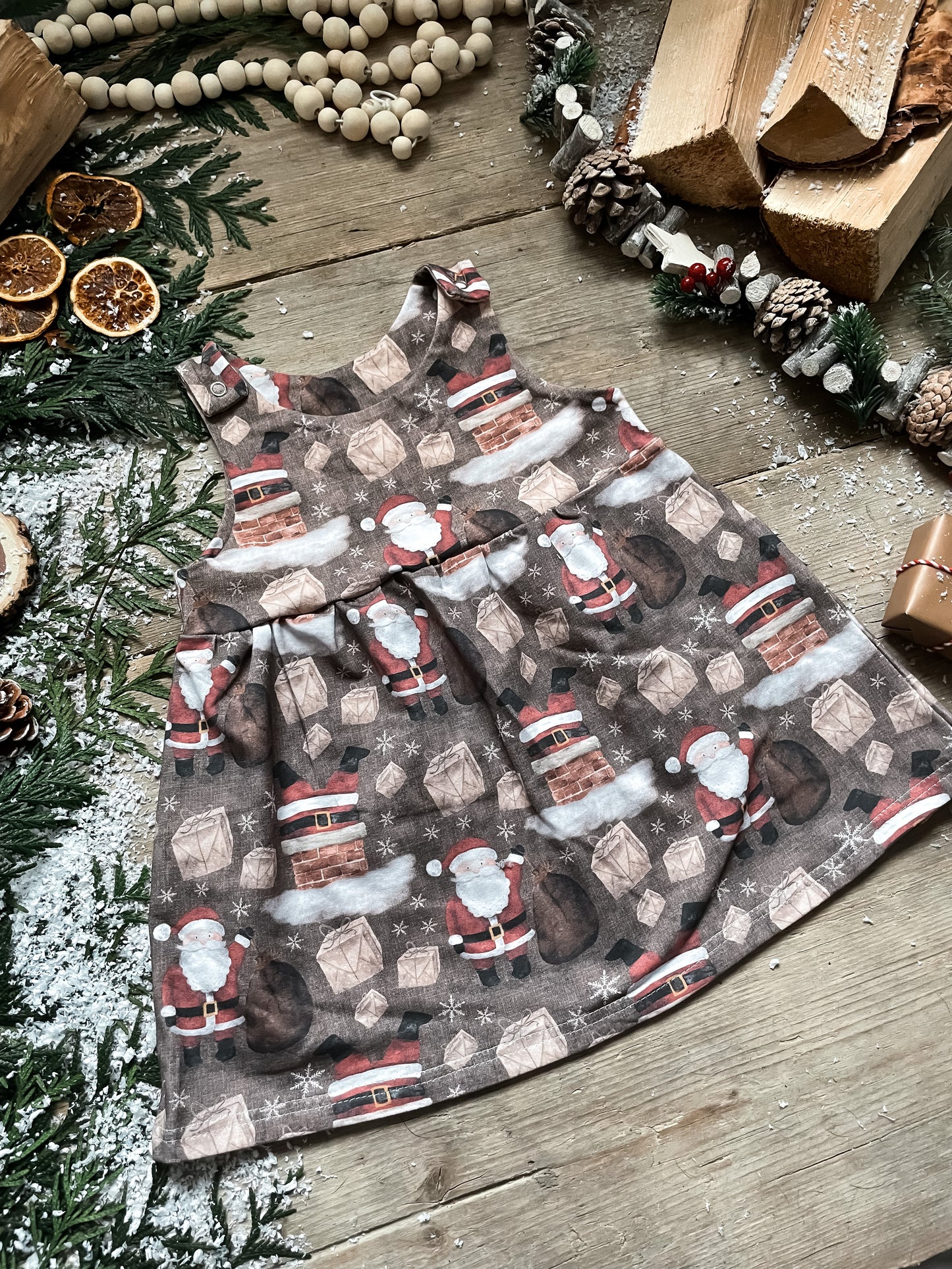 Stuck In The Chimney Pinafore Dress