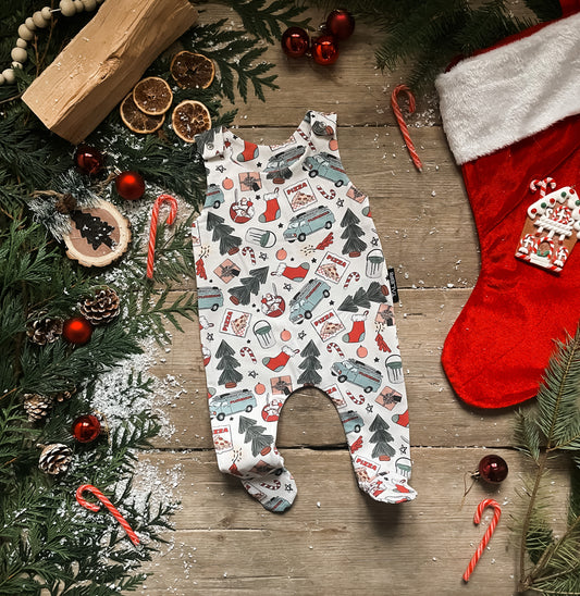 Home Alone Footed Romper