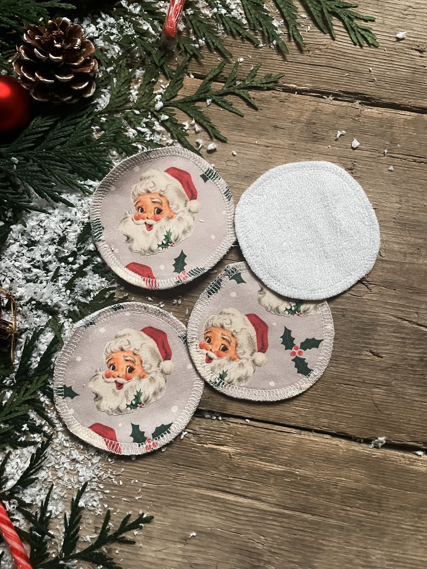 Vintage Santa Reusable Wipes