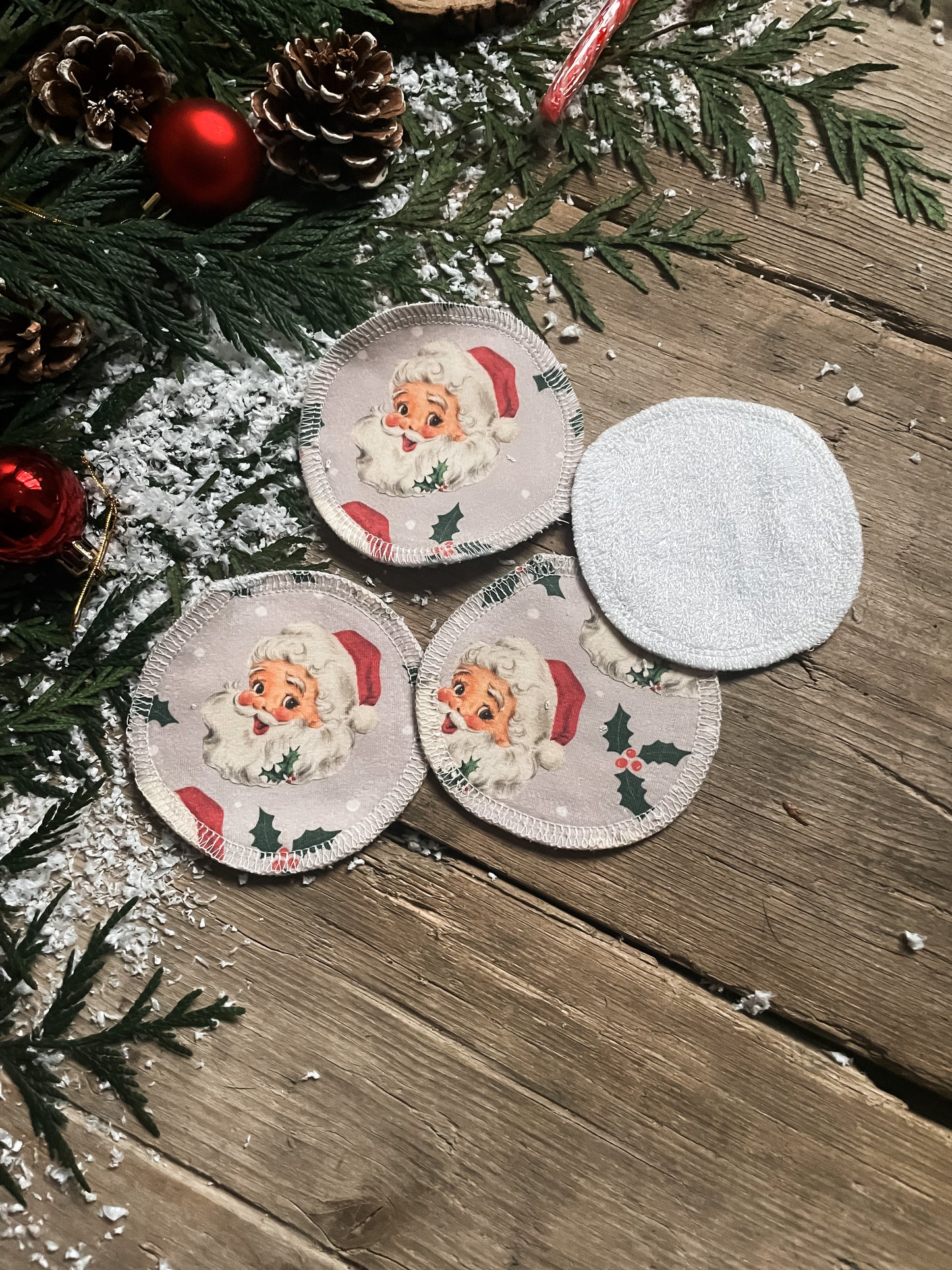 Vintage Santa Reusable Wipes