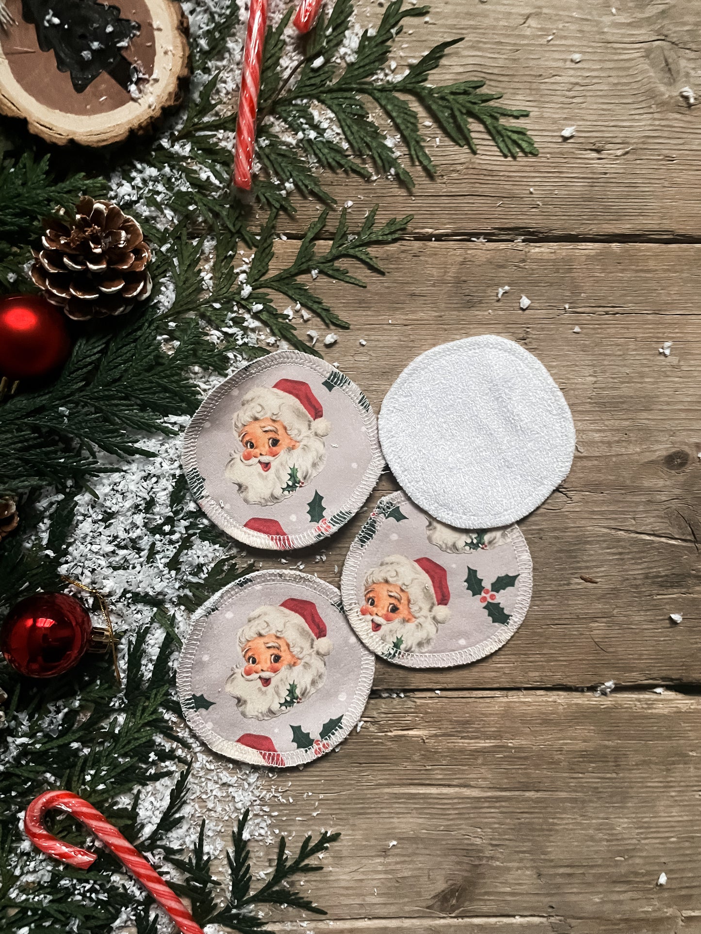 Vintage Santa Reusable Wipes