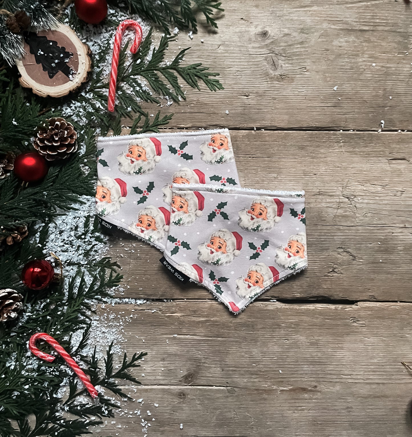 Vintage Santa Dribble Bib