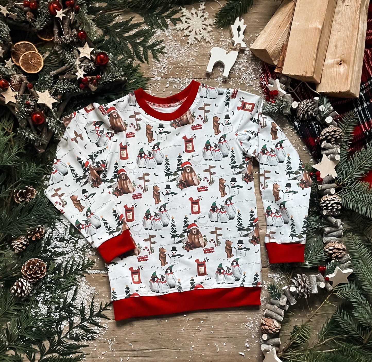 Christmas Penguin Sweatshirt