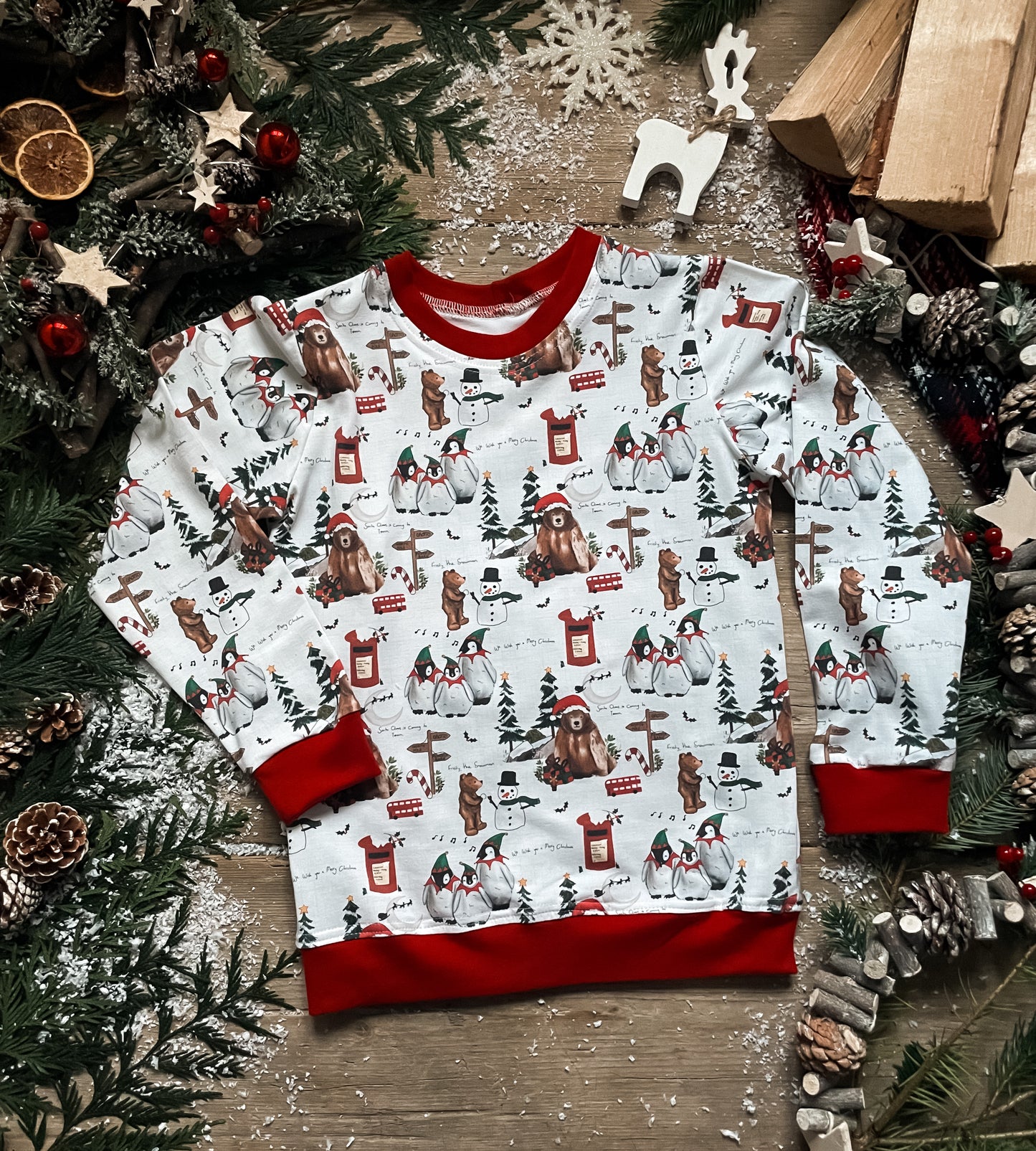 Christmas Penguin Sweatshirt