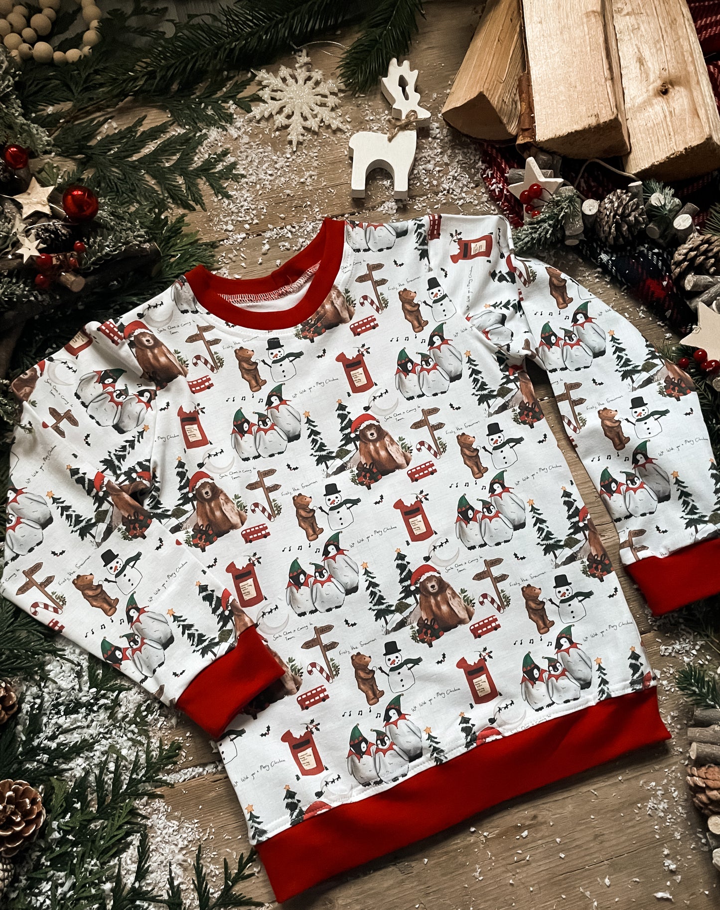 Christmas Penguin Sweatshirt