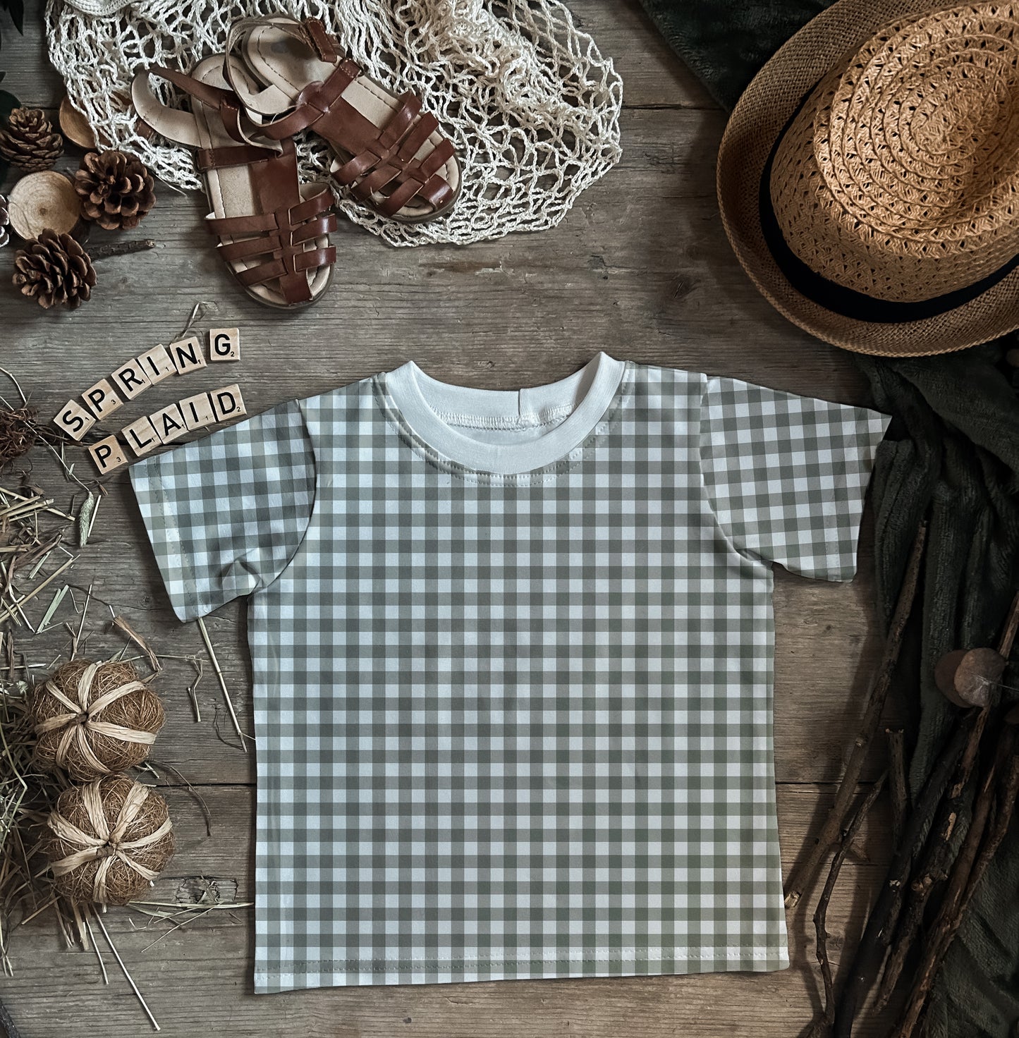 Spring Plaid T-shirt