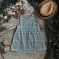 Spring Plaid Pinafore Dress