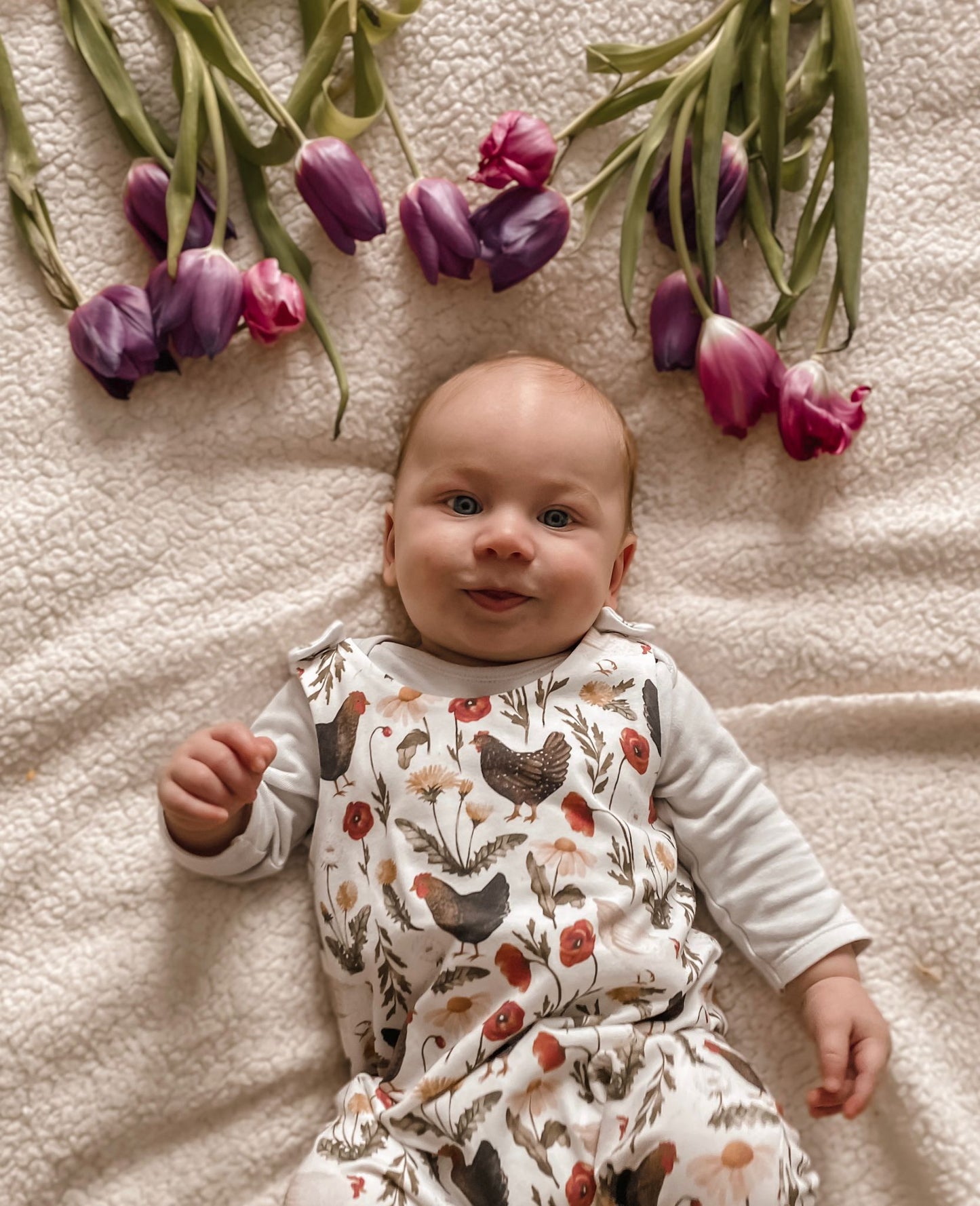 Garden Chickens Romper