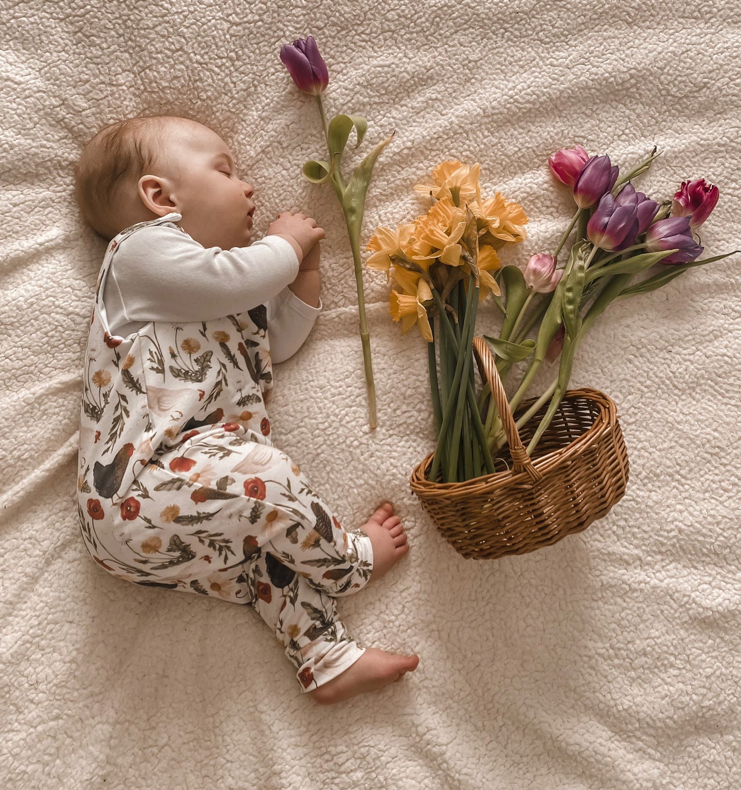 Garden Chickens Romper