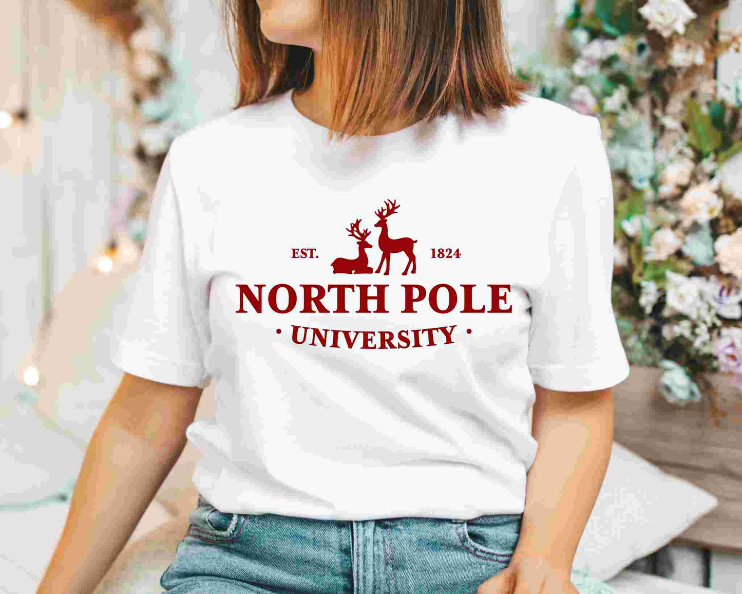 North Pole University T-shirt