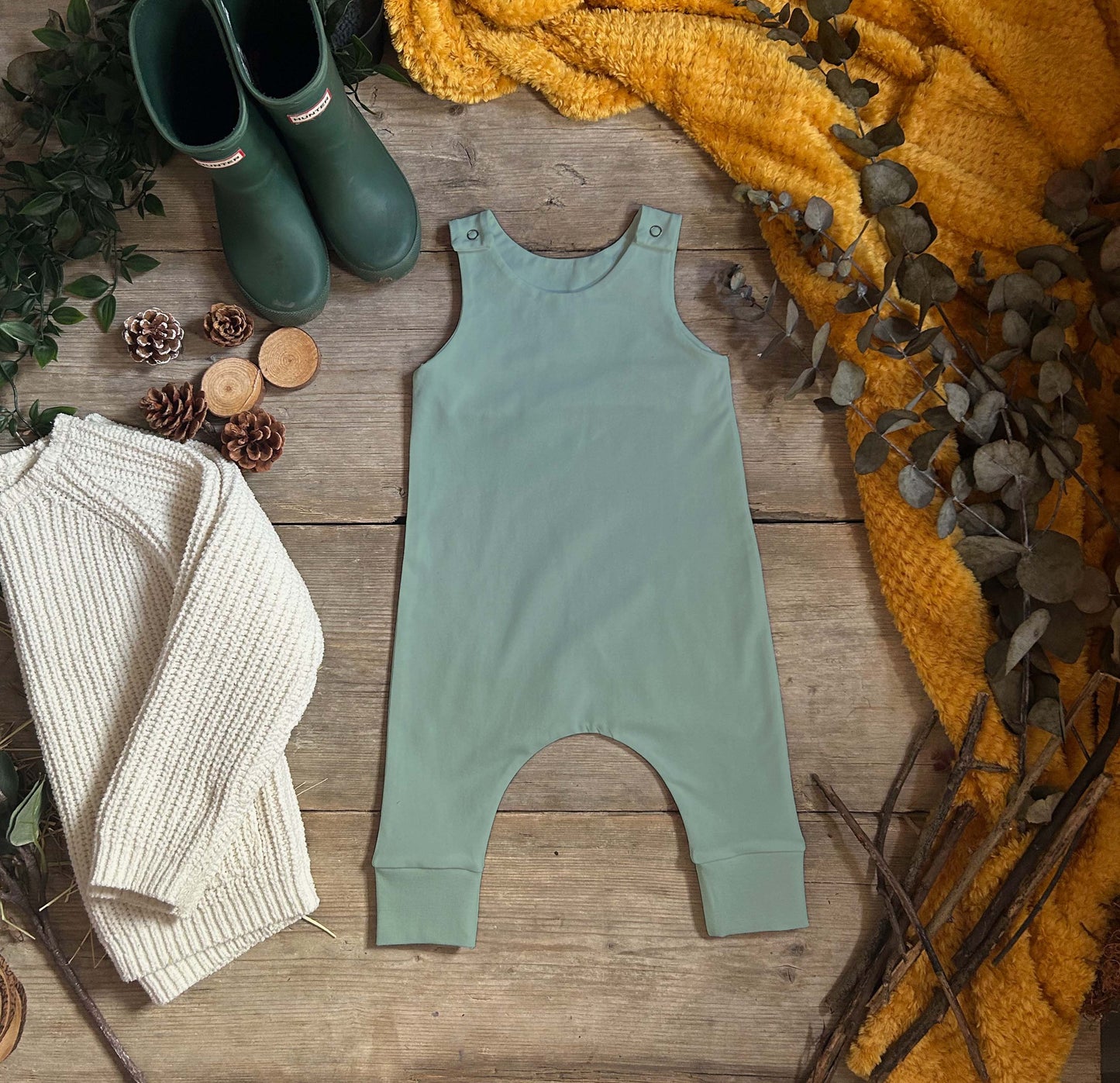 Dusky Mint Romper