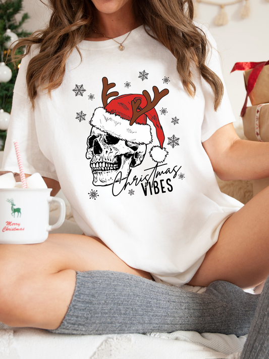 Christmas Skull T-shirt
