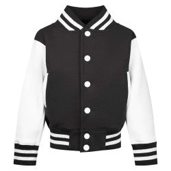 Varsity jacket black and white