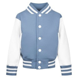 Varsity jacket blue and white
