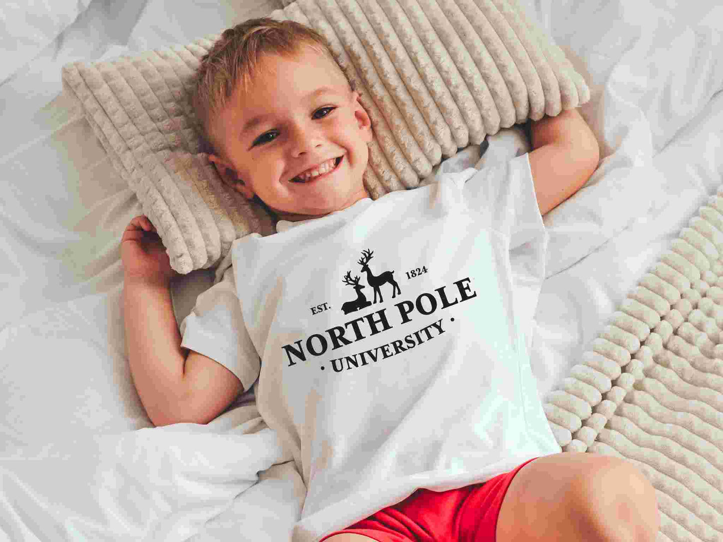 Kids North Pole University T-Shirt